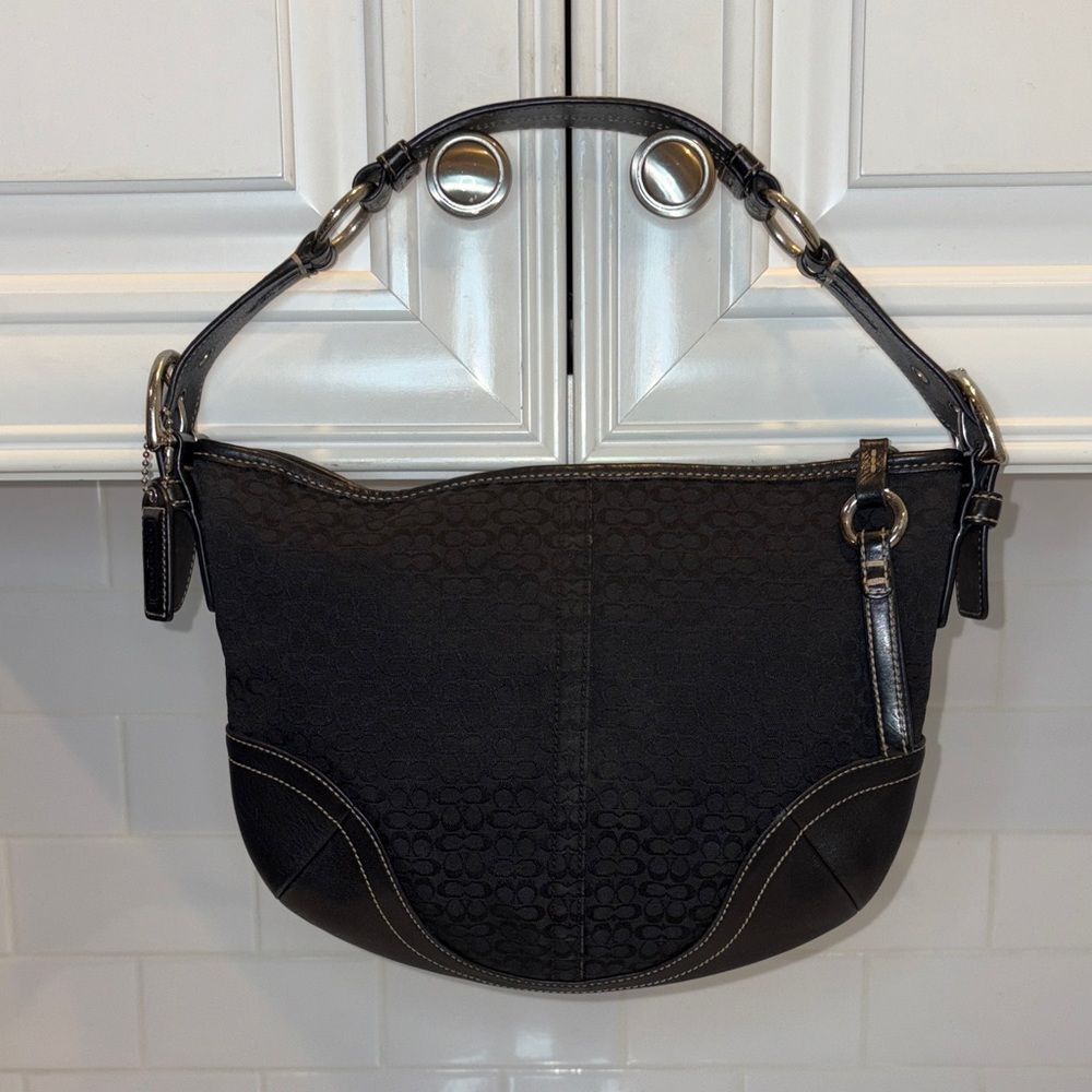 Coach Bag Purse Handbag Y2K Soho Hobo Vintage Jacquard Signature Mini Shoulder